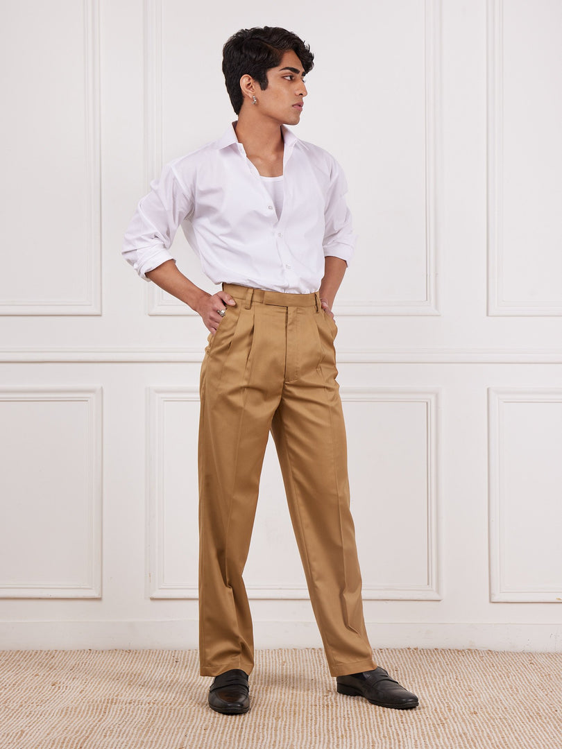 Brown Tailored Trousers