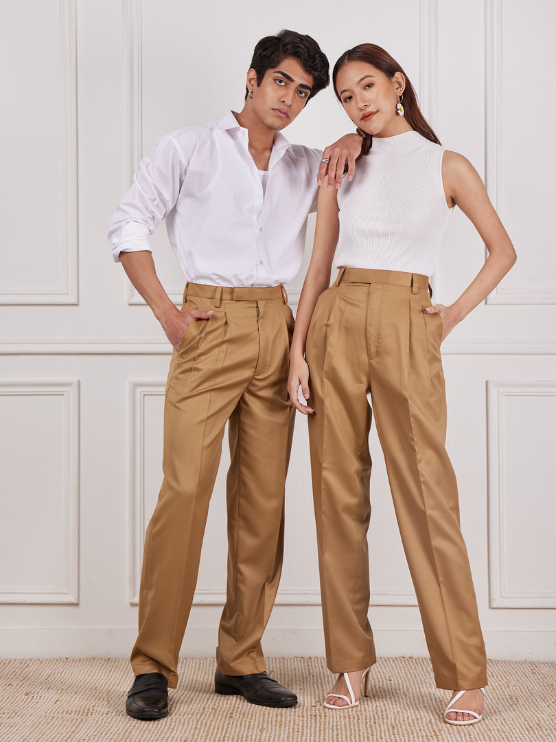 Brown Tailored Trousers