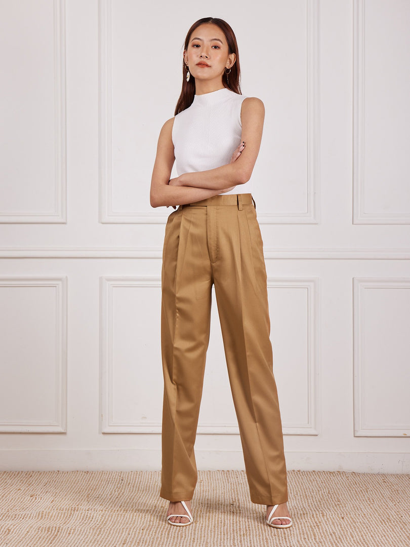 Brown Tailored Trousers