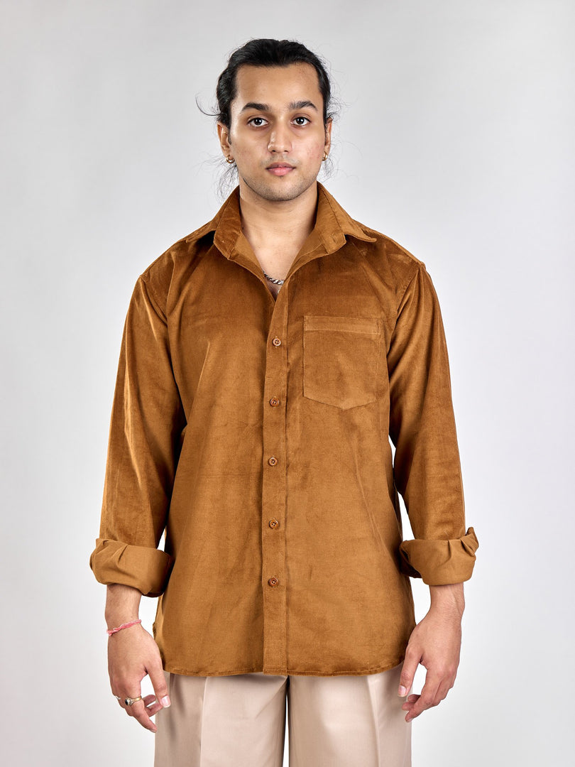 Relaxed Fit Corduroy Shirt