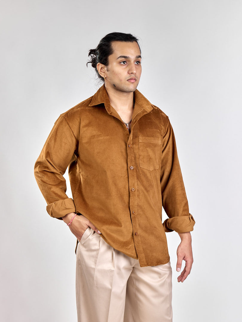 Relaxed Fit Corduroy Shirt