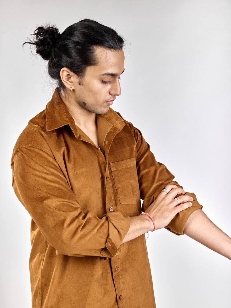 Relaxed Fit Corduroy Shirt