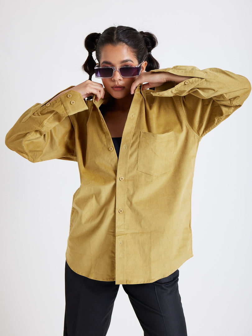 Relaxed Fit Corduroy Shirt