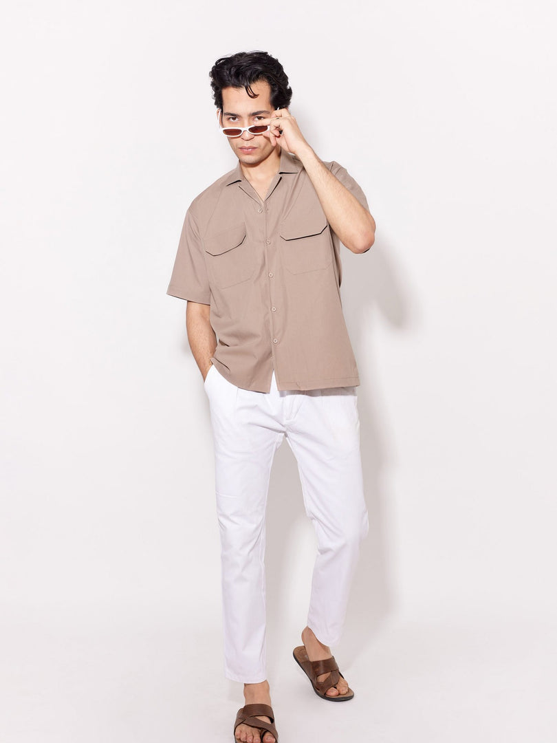 Beige Resort Shirt