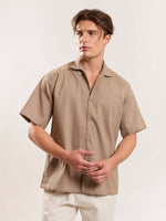 Load image into Gallery viewer, Light Brown Textured Shirt
