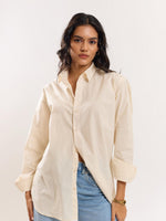 Load image into Gallery viewer, Cream Poplin Shirt
