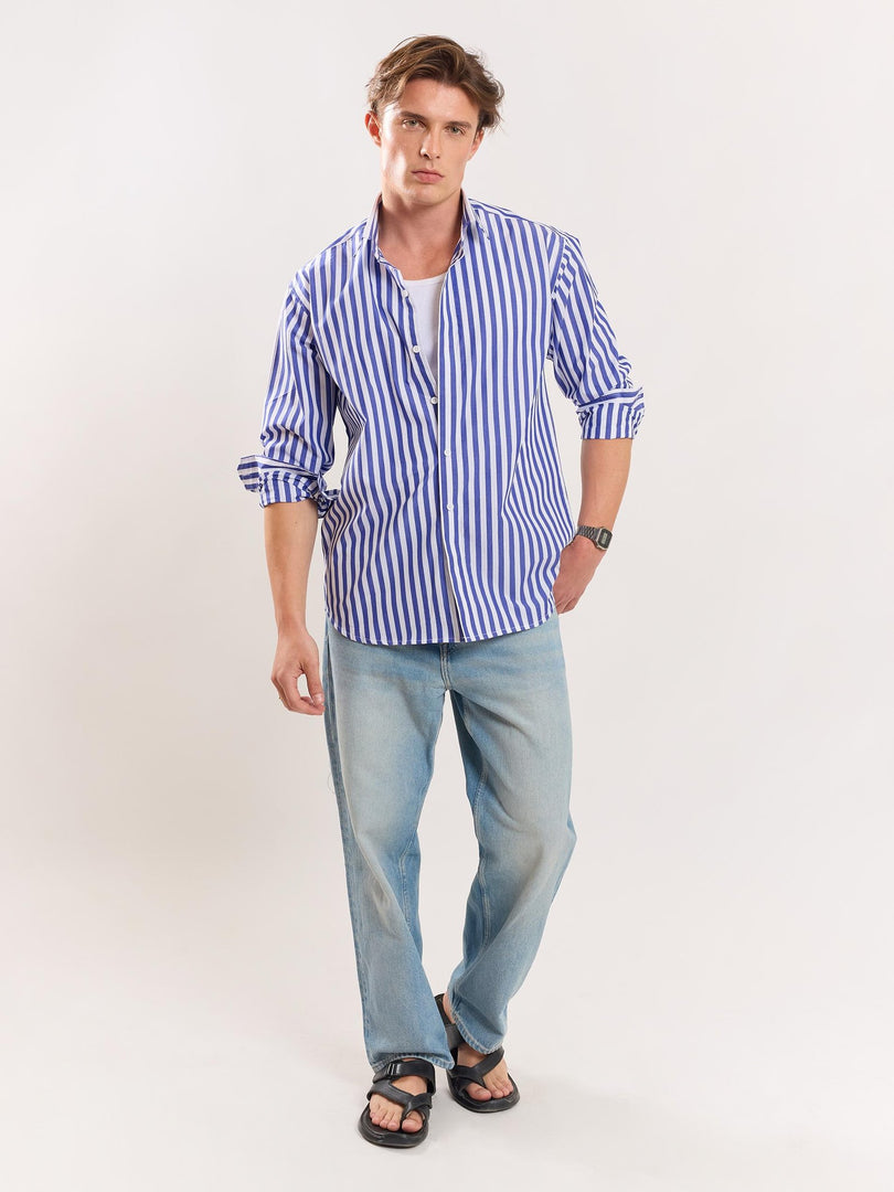 Blue Striped Shirt