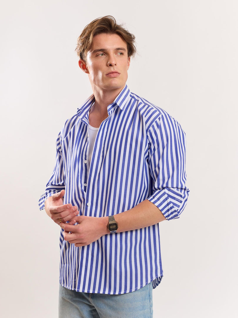 Blue Striped Shirt