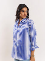 Load image into Gallery viewer, Blue Striped Shirt
