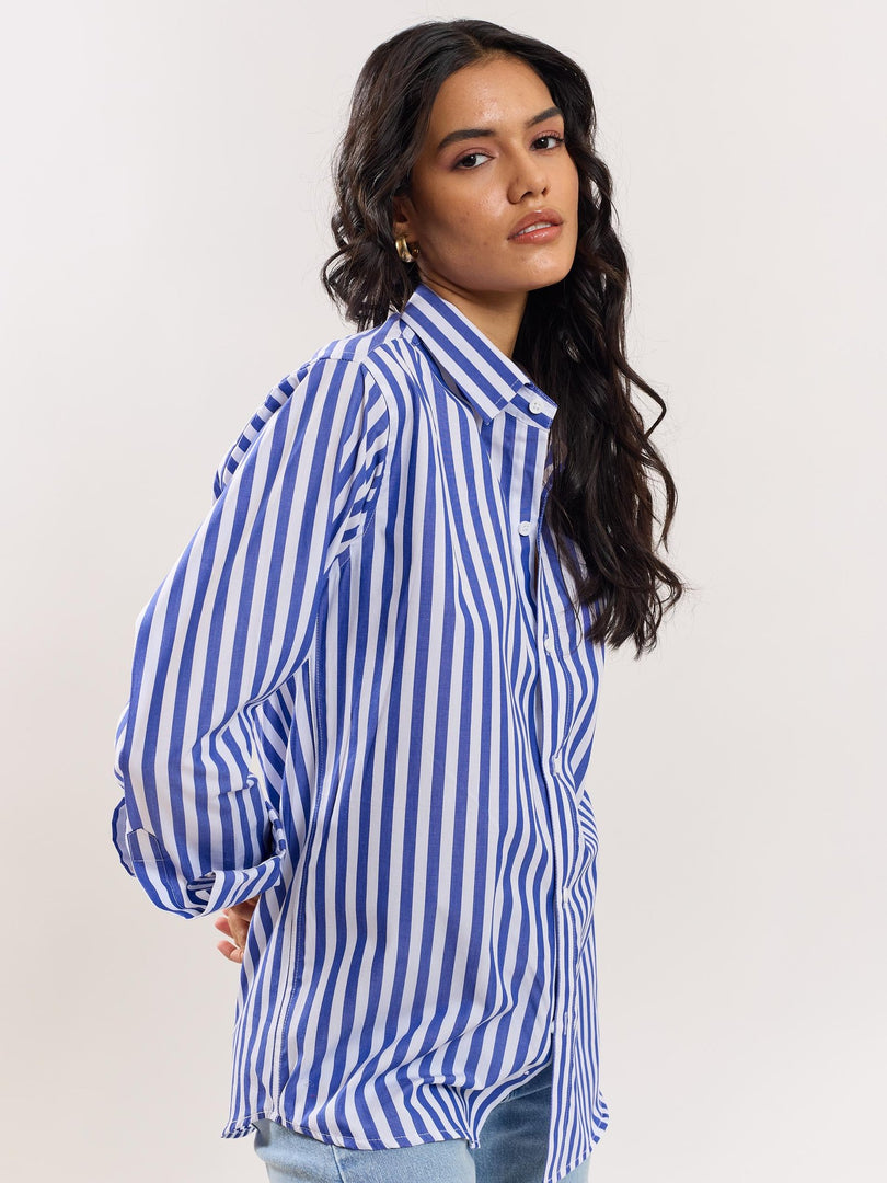 Blue Striped Shirt