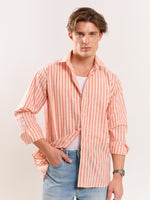 Load image into Gallery viewer, Orange Striped Shirt
