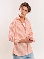 Load image into Gallery viewer, Orange Striped Shirt
