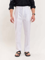 Load image into Gallery viewer, White Linen Trousers
