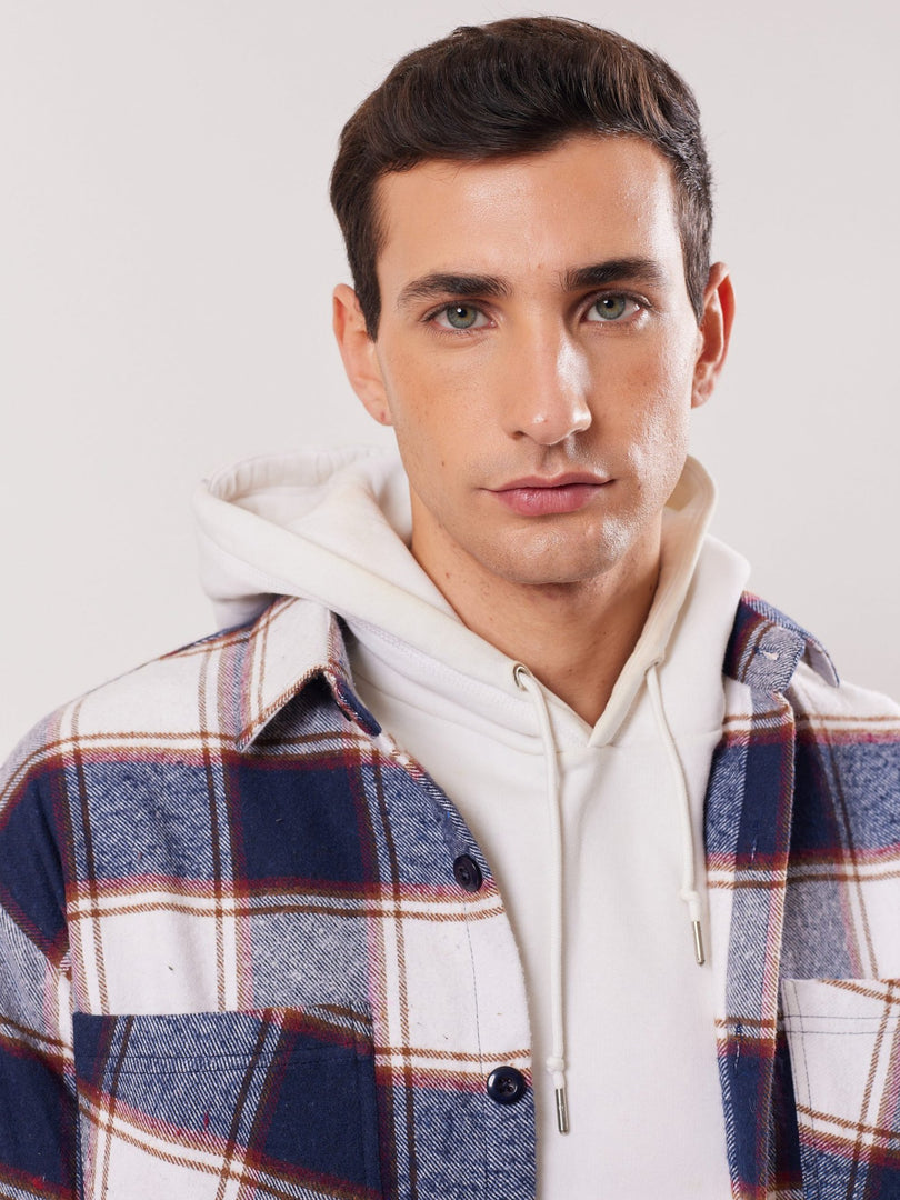 Relaxed Fit Plaid Shacket