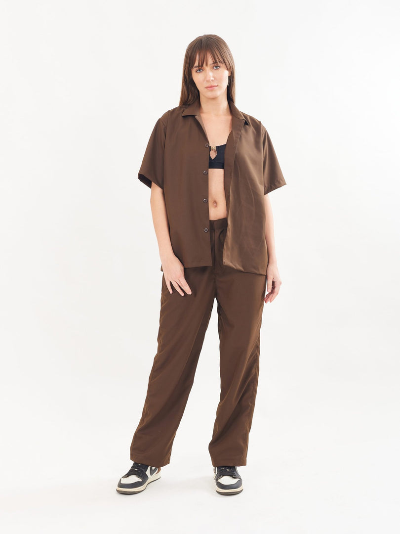 Dark Brown Co-ord Set