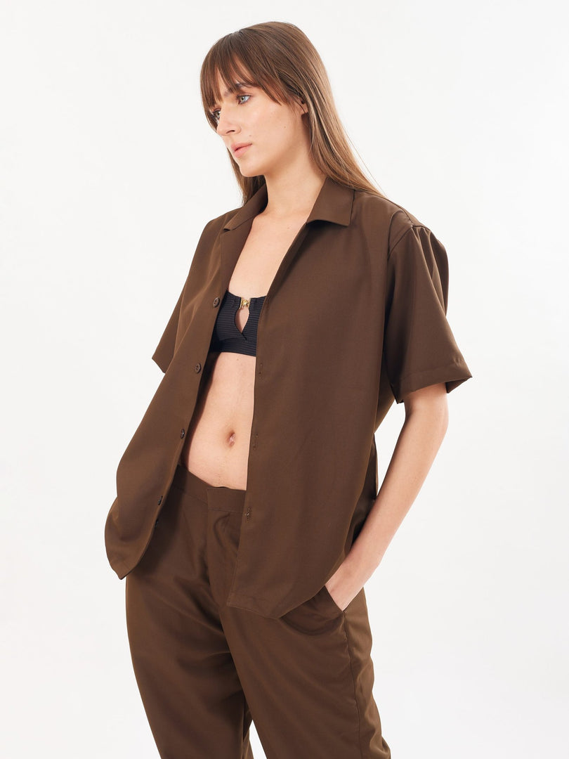 Dark Brown Co-ord Set