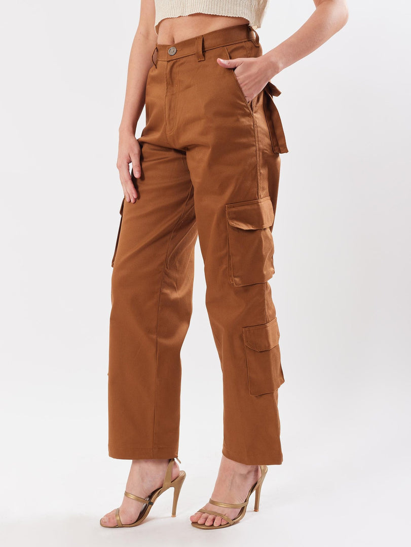 Brown Cargo Trousers