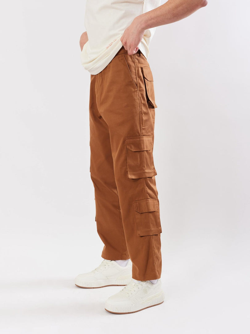 Brown Cargo Trousers