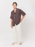 Load image into Gallery viewer, Brown Striped Shirt
