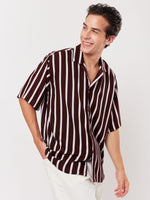 Load image into Gallery viewer, Brown Striped Shirt
