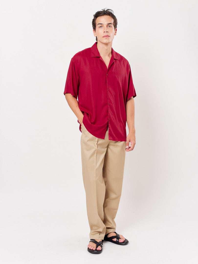 Cherry Red Resort Shirt