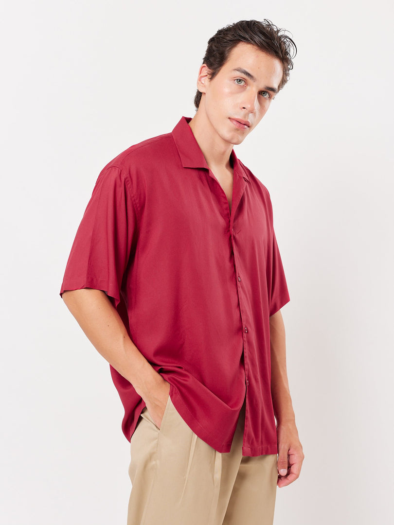 Cherry Red Resort Shirt