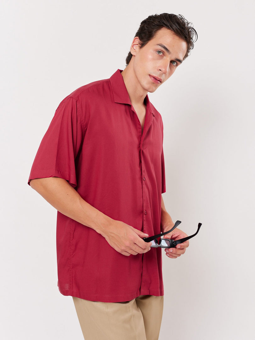 Cherry Red Resort Shirt