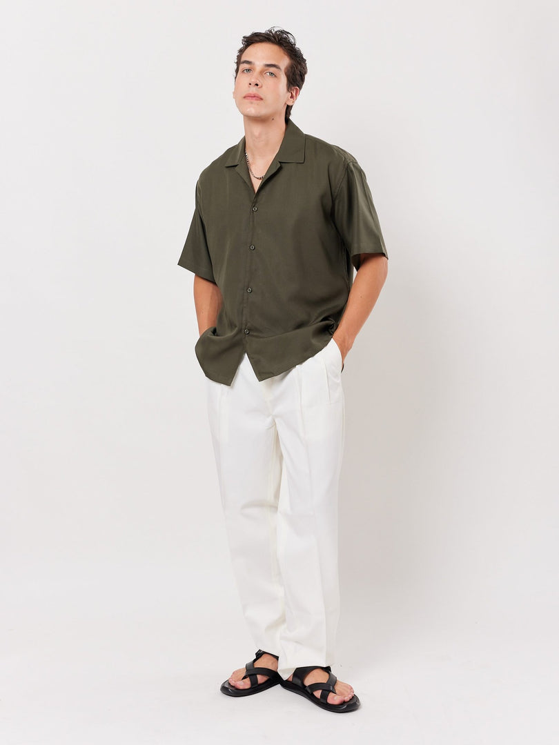 Military Green Resort Shirt