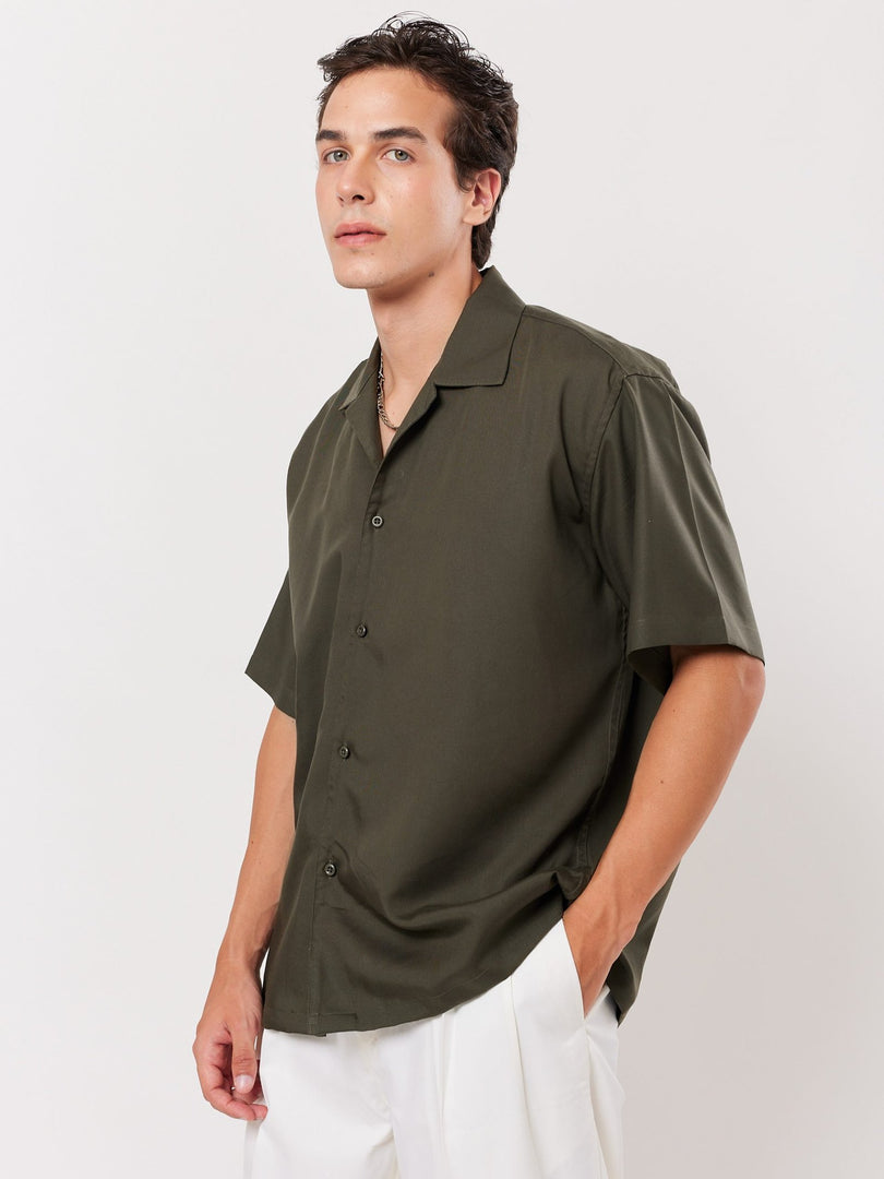 Military Green Resort Shirt