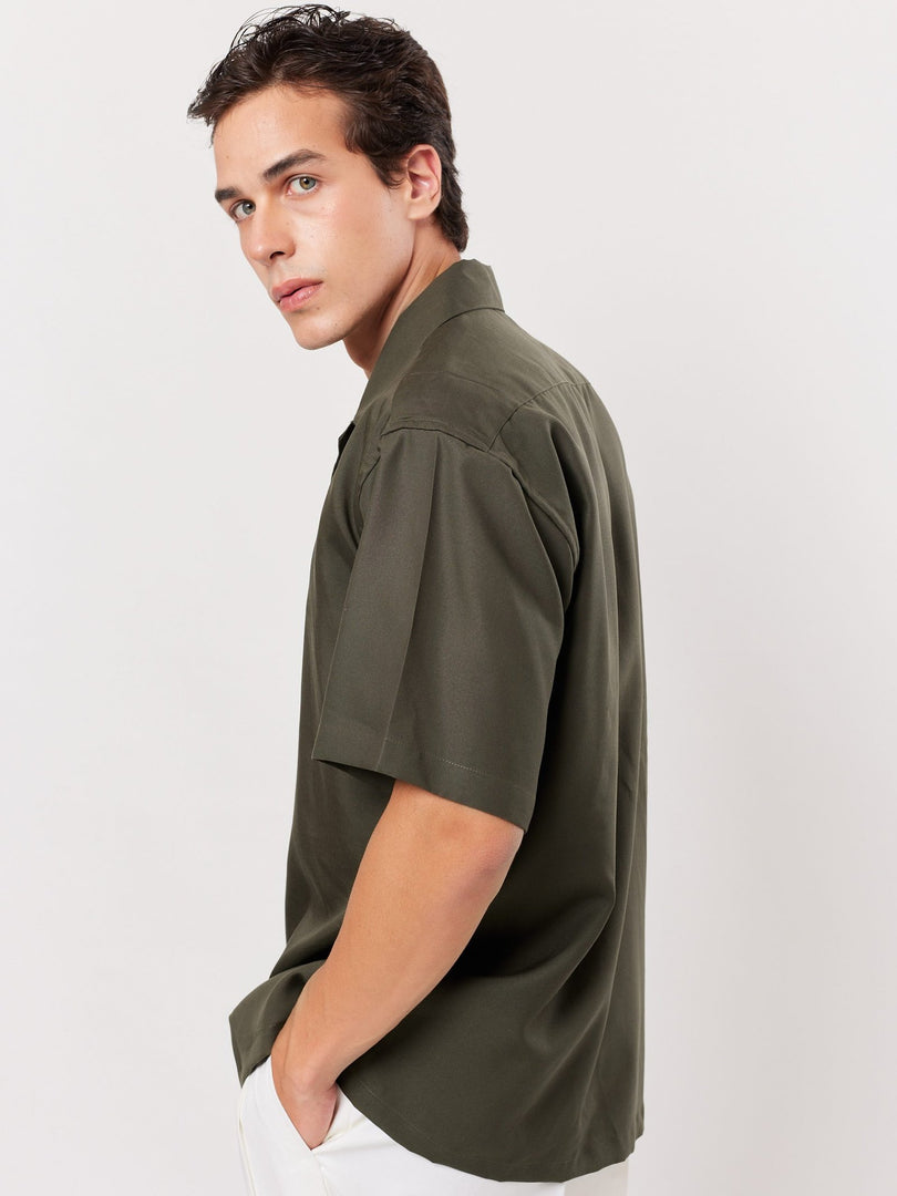 Military Green Resort Shirt