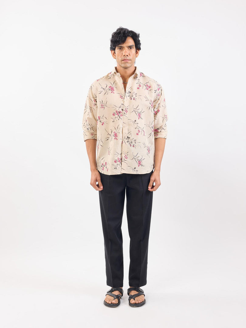 Cherry Blossom - Linen Shirt