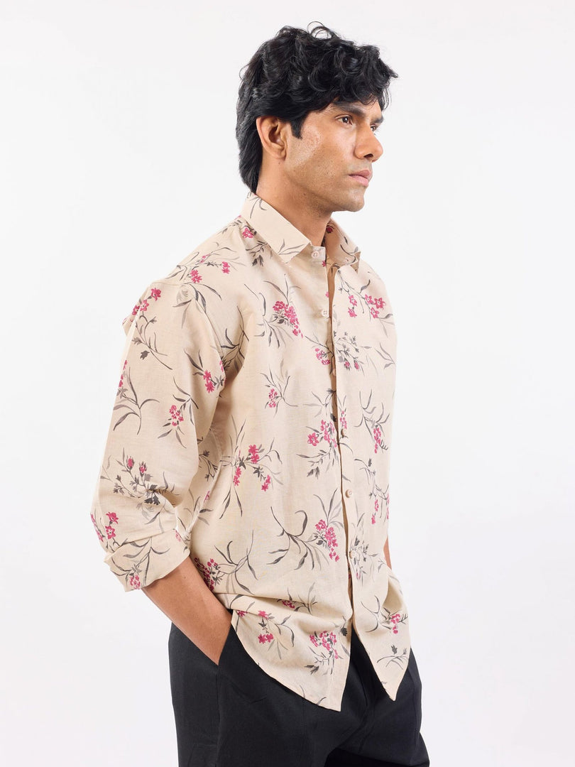 Cherry Blossom - Linen Shirt