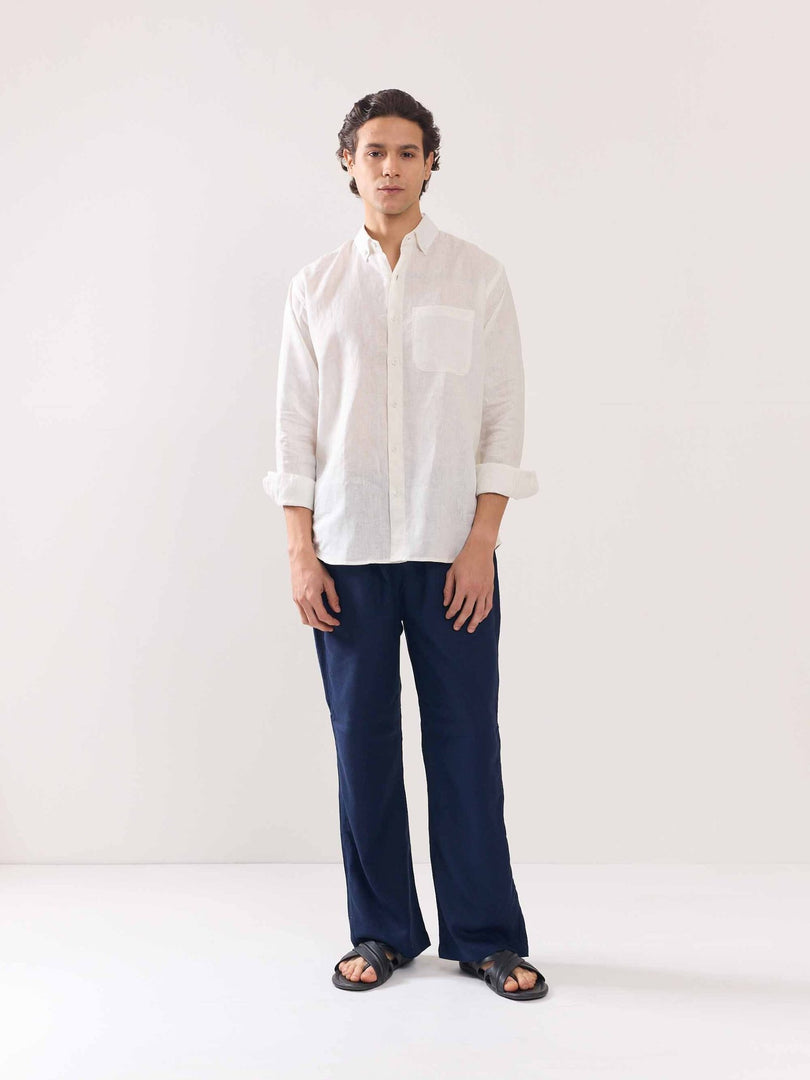 White Linen Shirt