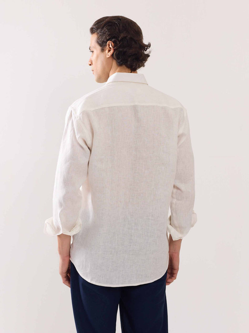 White Linen Shirt