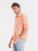 Load image into Gallery viewer, Peach Linen Shirt
