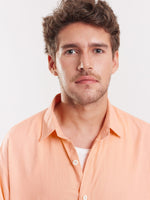 Load image into Gallery viewer, Peach Linen Shirt
