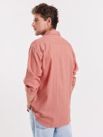 Load image into Gallery viewer, Dusty Rose Linen Shirt
