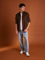 Load image into Gallery viewer, Chocolate Brown Corduroy Shirt
