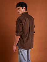 Load image into Gallery viewer, Chocolate Brown Corduroy Shirt
