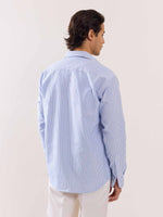 Load image into Gallery viewer, Blue Oxford Striped Shirt
