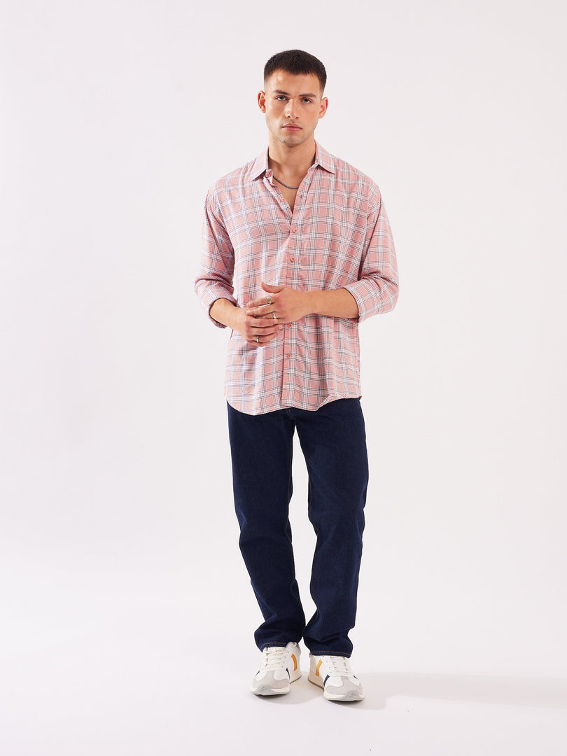 Relaxed Fit Checked Shirt