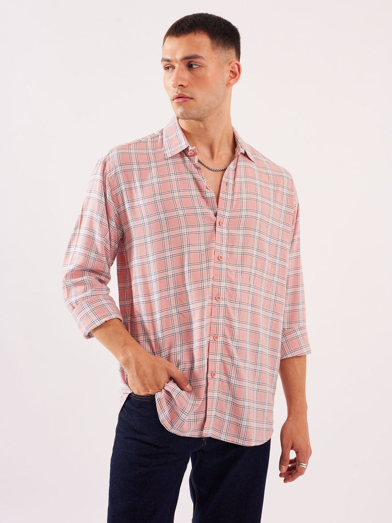 Relaxed Fit Checked Shirt