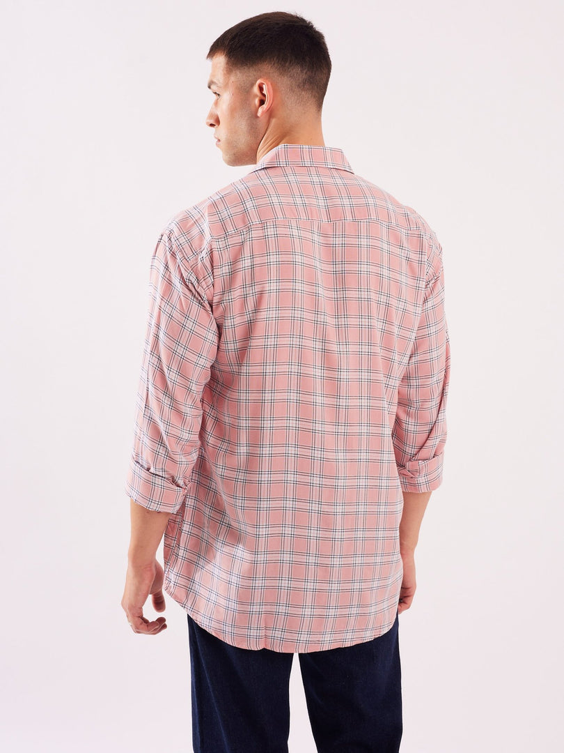 Relaxed Fit Checked Shirt