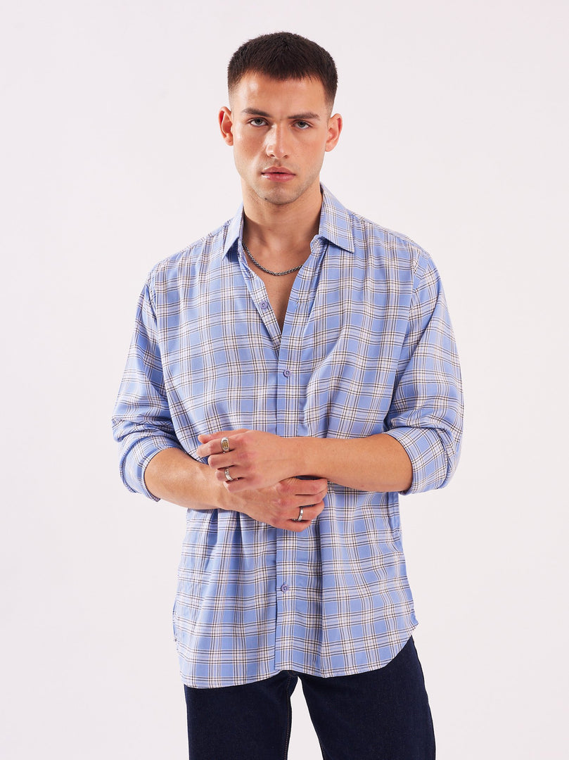 Relaxed Fit Checked Shirt