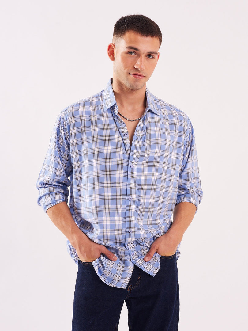 Relaxed Fit Checked Shirt