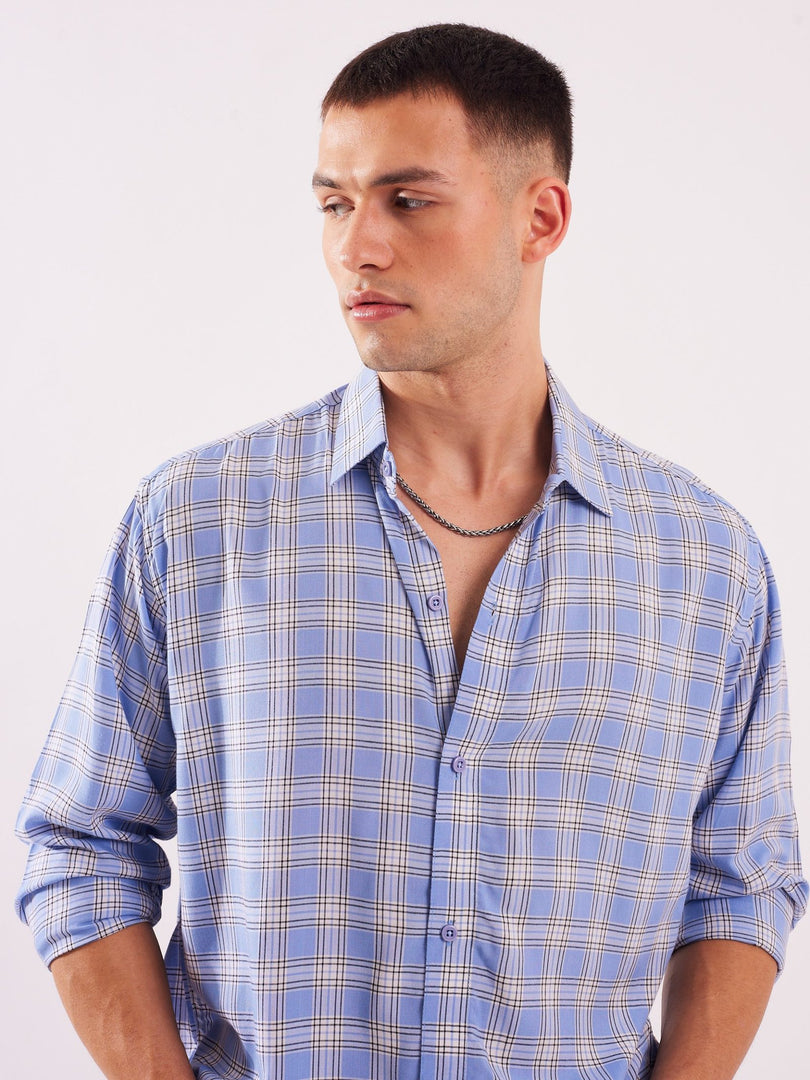 Relaxed Fit Checked Shirt