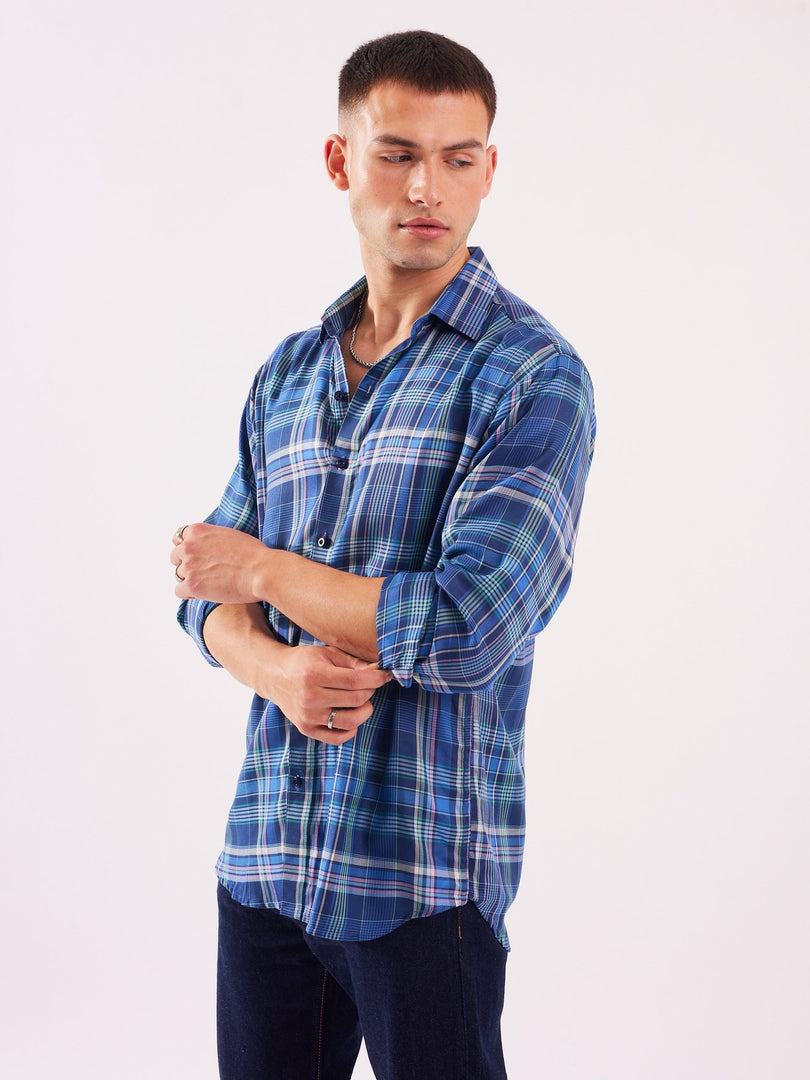 Relaxed Fit Checked Shirt