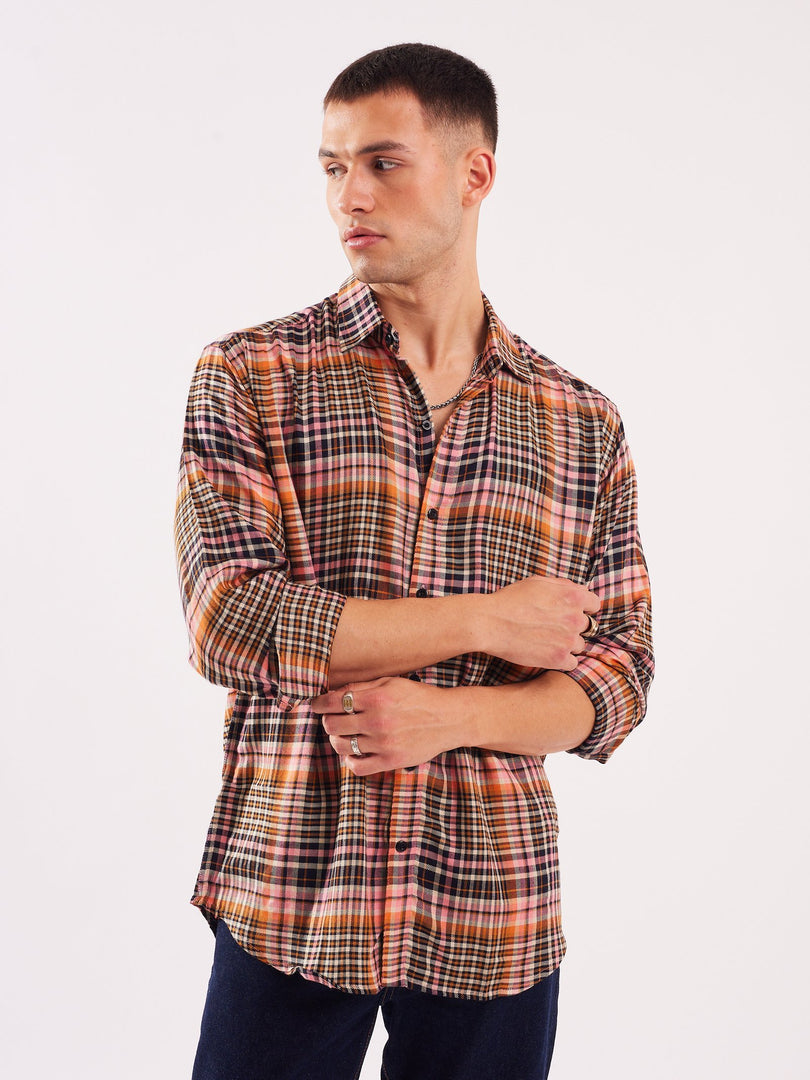 Relaxed Fit Checked Shirt