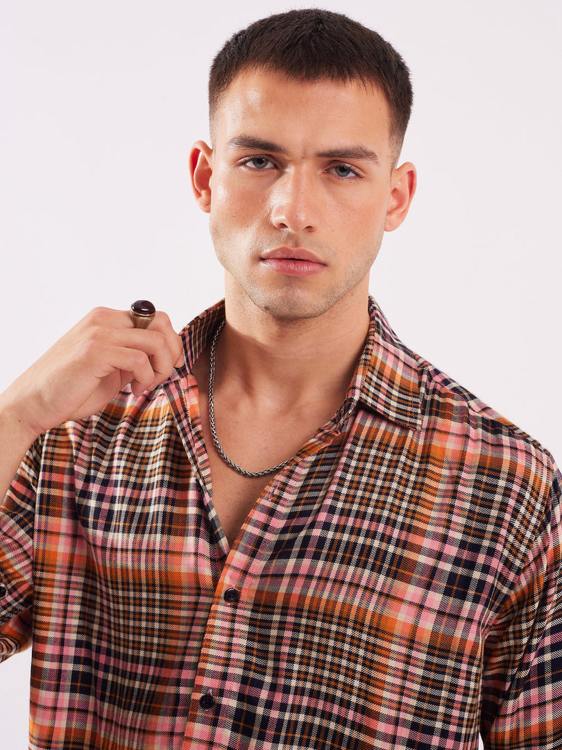 Relaxed Fit Checked Shirt