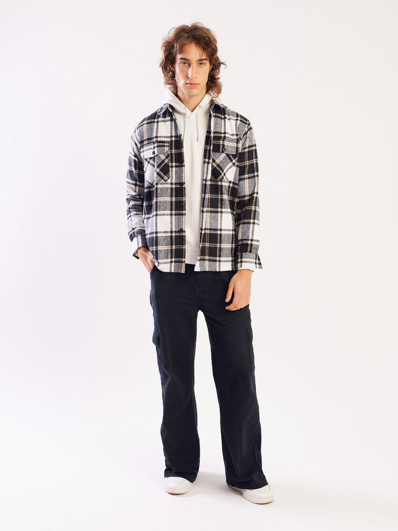 Relaxed Fit Plaid Shacket